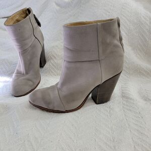 Rag & Bone Classic Newbury Granite Ankle Boot‎ Nubuck Women's Size EU 41 US 10.5
